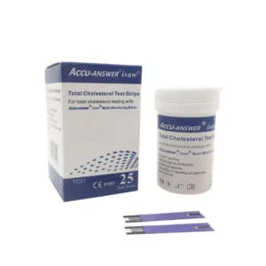 Accu-Answer ISAW Cholesterol Test Strip — 25 Strips Pack | Cholesterol Testing Strip