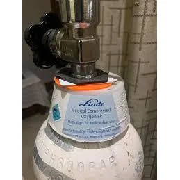 Linde 1.36m³ Emergency Oxygen Cylinder — High Purity Medical Oxygen Support