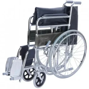 Manual Wheelchair | Chromed Carbon Steel Frame | 100KG Capacity