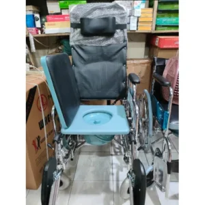 Manual Wheelchair with Commode Sleeping Patient Wheelchair Bangladesh