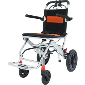 Portable Folding Manual Wheelchair | Ultra Lightweight Aluminum Alloy | Travel Friendly